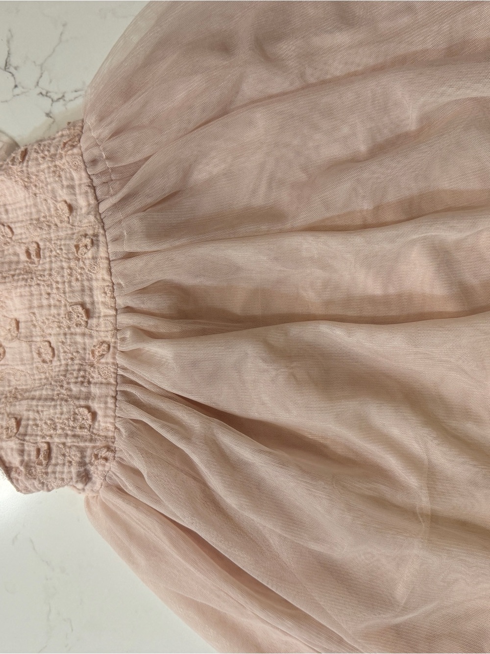 Cat & Jack Blush Pink Tulle Skirted Dress